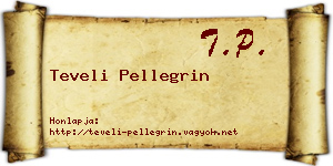 Teveli Pellegrin névjegykártya